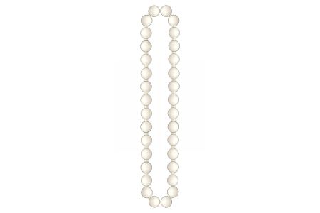 Rolgordijn ketting Kunststof  150 cm eindeloos - GRIJS