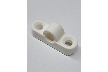 Markies buitenkoordgeleider met sleuf Wit